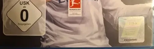 FIFA 18, the USK square on its front