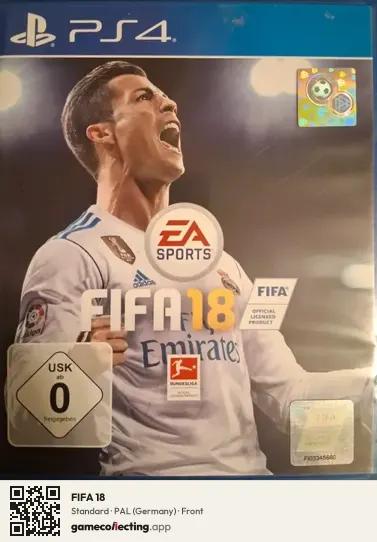 FIFA 18 PlayStation 4, Germany box front