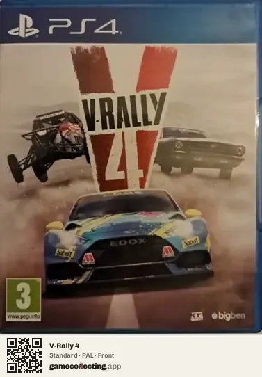 V-Rally 4 PlayStation 4, PAL box front