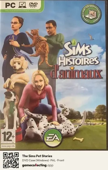 The Sims Pet Stories Computer, PAL box front