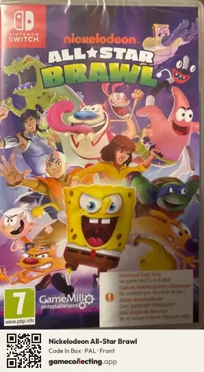 Nickelodeon All-Star Brawl Nintendo Switch, PAL box front