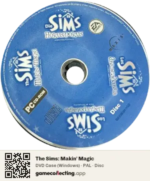 The Sims: Makin' Magic Computer, PAL disc