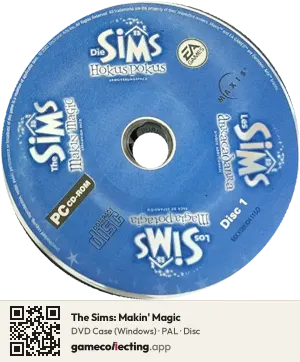 The Sims: Makin' Magic Computer, PAL disc