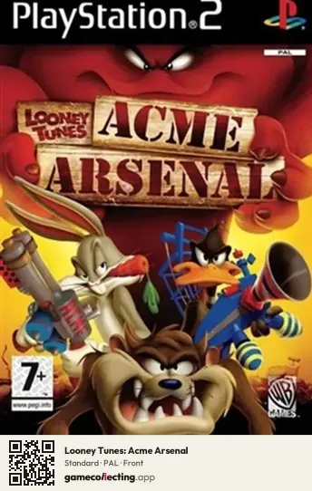 Looney Tunes: Acme Arsenal PlayStation 2, PAL box front