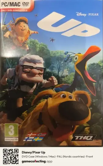 Disney/Pixar Up Computer, Nordic countries box front