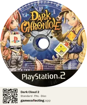 Dark Cloud 2 PlayStation 2, PAL disc