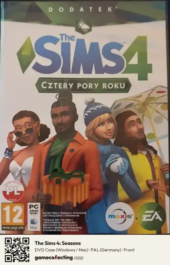 The Sims 4: Seasons Computer, Germany box front