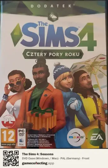 The Sims 4: Seasons Computer, Germany box front