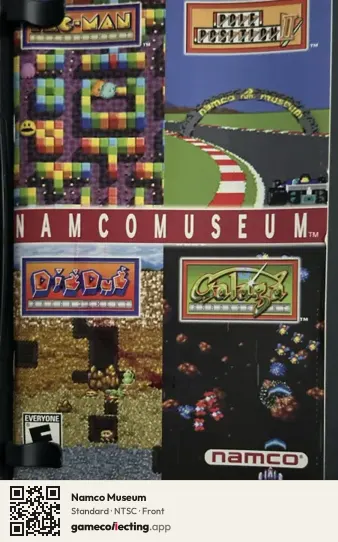 Namco Museum PlayStation 2, NTSC box front