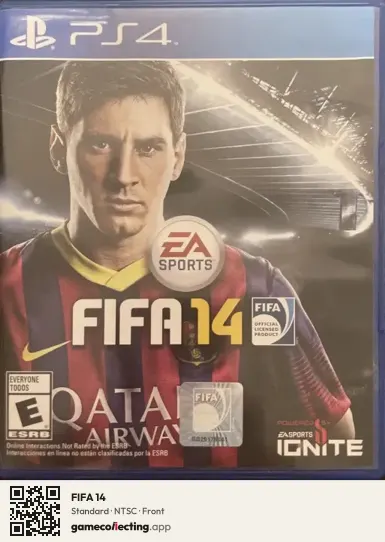 FIFA 14 PlayStation 4, NTSC box front