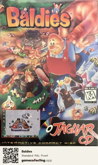 Baldies Atari Jaguar CD, PAL box front