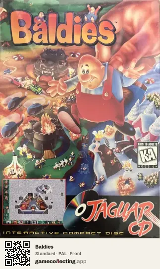 Baldies Atari Jaguar CD, PAL box front