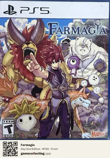 Farmagia PlayStation 5, NTSC box front