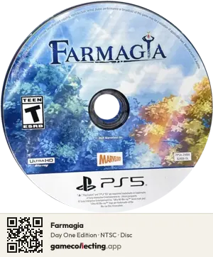 Farmagia PlayStation 5, NTSC disc