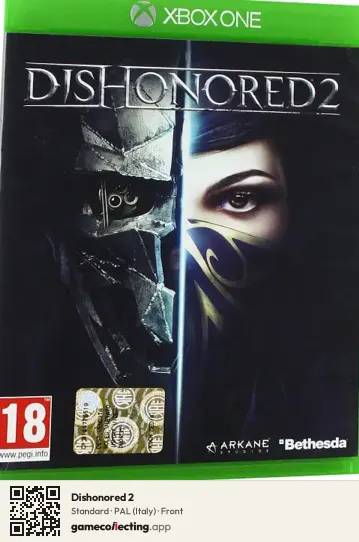 Dishonored 2 Xbox One, Italy box front