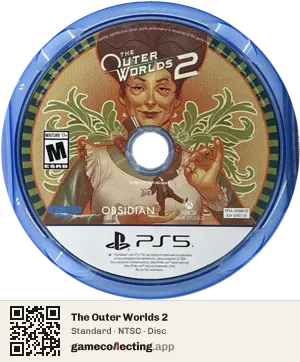 The Outer Worlds 2 PlayStation 5, NTSC disc