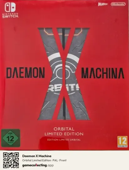 Daemon X Machina Nintendo Switch, PAL box front