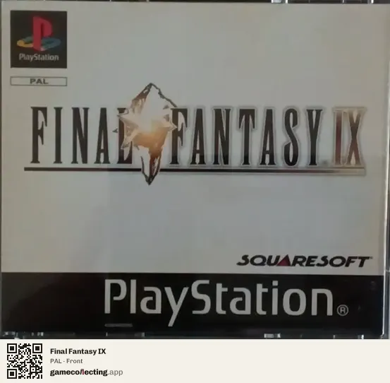 Final Fantasy IX PlayStation, PAL box front