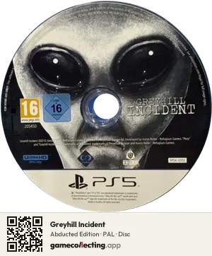 Greyhill Incident PlayStation 5, PAL disc