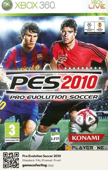 Pro Evolution Soccer 2010 Xbox 360, France box front