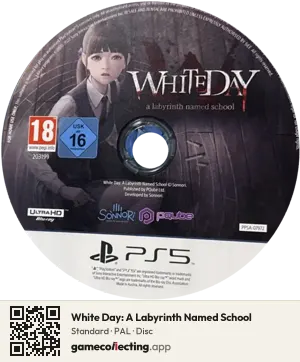 White Day: A Labyrinth Named School PlayStation 5, PAL disc