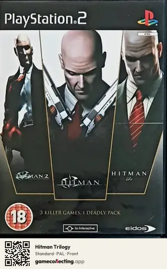 Hitman Trilogy PlayStation 2, PAL box front