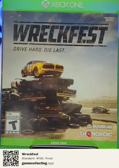 Wreckfest Xbox One, NTSC box front