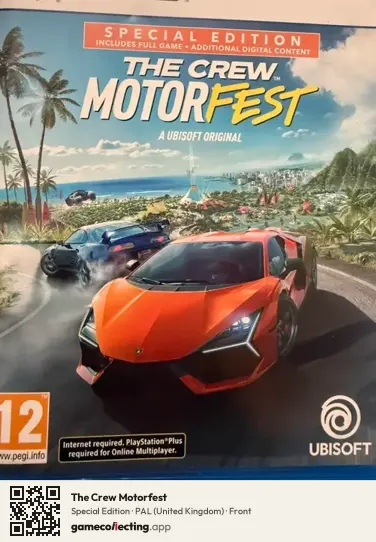 The Crew Motorfest PlayStation 5, United Kingdom box front