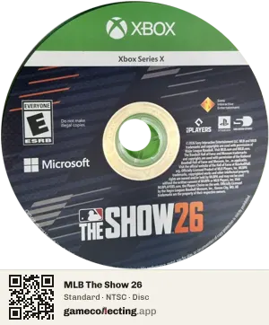 MLB The Show 26 Xbox Series X, NTSC disc