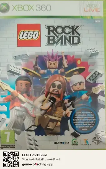 LEGO Rock Band Xbox 360, France box front