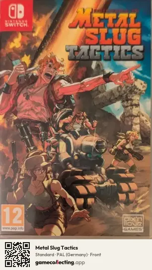 Metal Slug Tactics Nintendo Switch, Germany box front