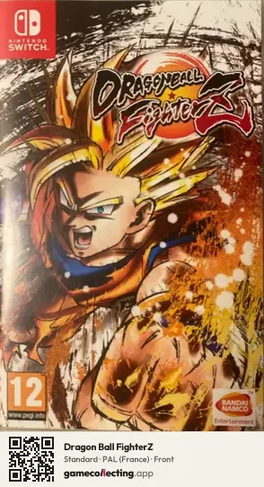 Dragon Ball FighterZ Nintendo Switch, France box front