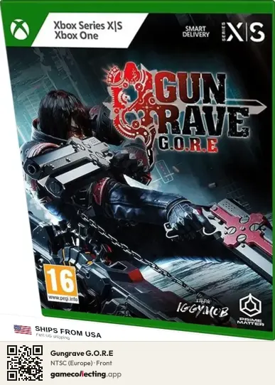 Gungrave G.O.R.E Xbox Series X, Europe box front