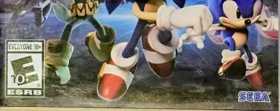 Sonic Forces, the ESRB box on its front