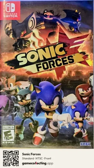 Sonic Forces Nintendo Switch, NTSC box front