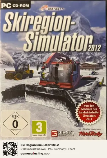 Ski Region Simulator 2012 Computer, Germany box front