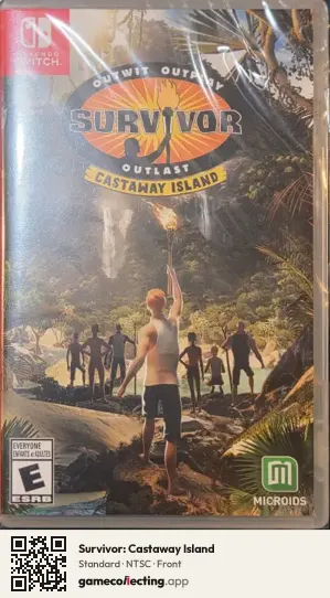 Survivor: Castaway Island Nintendo Switch, NTSC box front