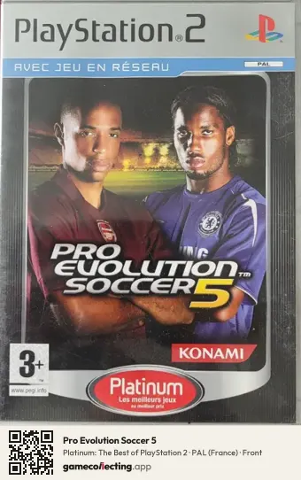 Pro Evolution Soccer 5 PlayStation 2, France box front