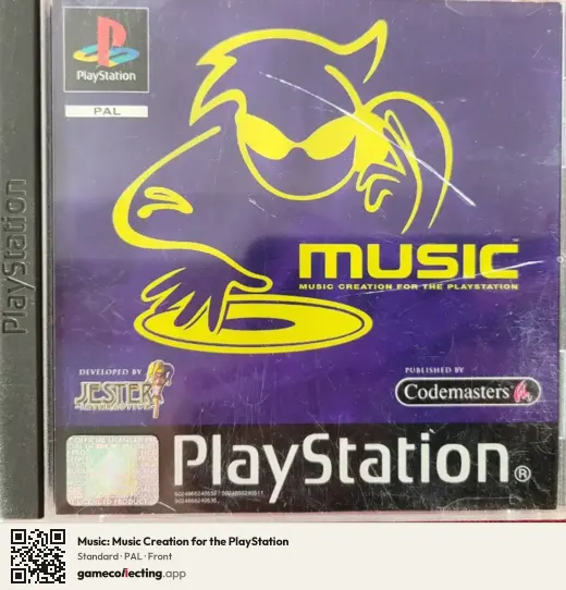 Music: Music Creation for the PlayStation PlayStation, PAL box front