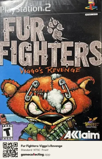 Fur Fighters: Viggo's Revenge PlayStation 2, NTSC box front