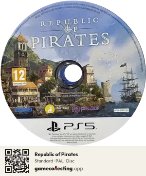 Republic of Pirates PlayStation 5, PAL disc