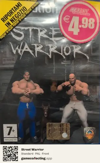Street Warrior PlayStation 2, PAL box front