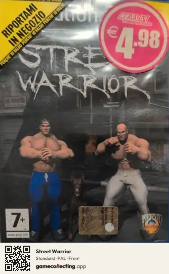 Street Warrior PlayStation 2, PAL box front