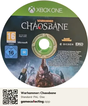 Warhammer: Chaosbane Xbox One, PAL disc