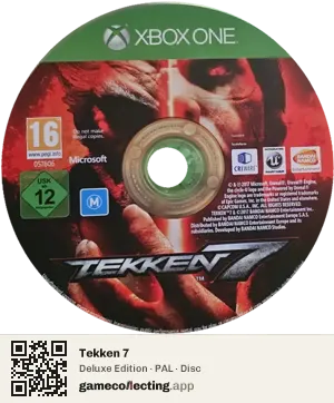 Tekken 7 Xbox One, PAL disc