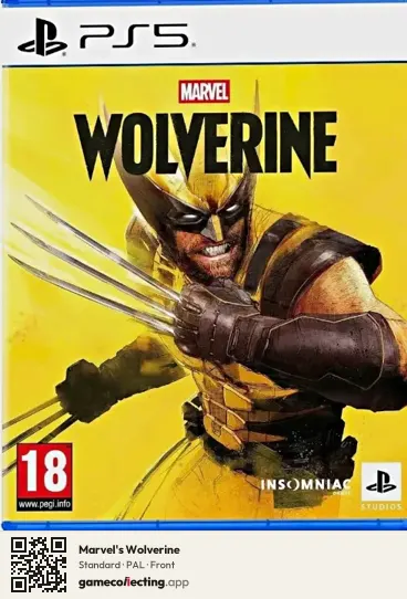 Marvel's Wolverine PlayStation 5, PAL box front