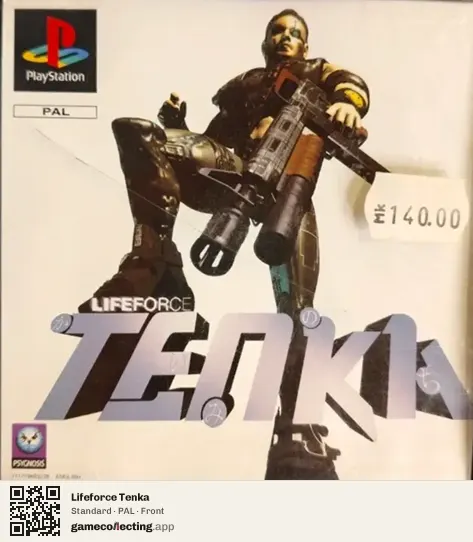 Lifeforce Tenka PlayStation, PAL box front
