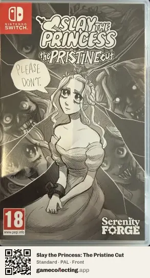Slay the Princess: The Pristine Cut Nintendo Switch, PAL box front