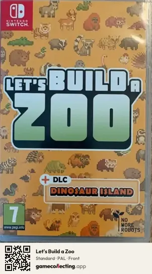Let's Build a Zoo Nintendo Switch, PAL box front