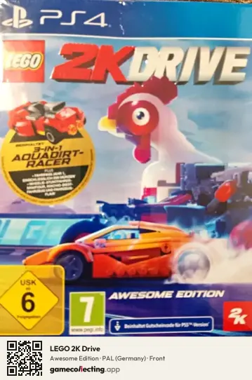 LEGO 2K Drive PlayStation 4, Germany box front